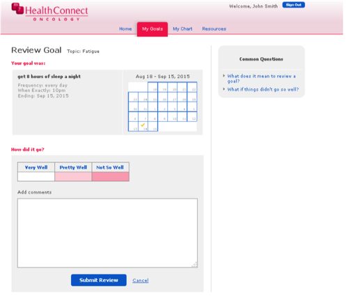 MyHealthConnect Oncology program